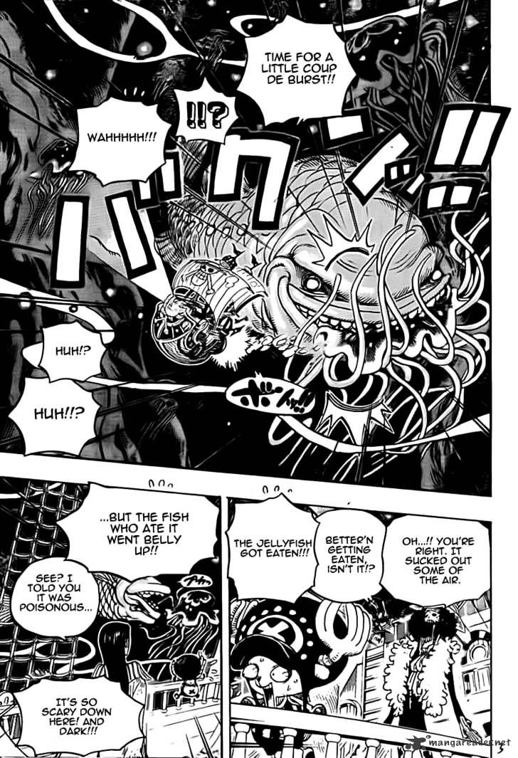 One Piece - Chapter 606 : Adventure In The Deep Sea