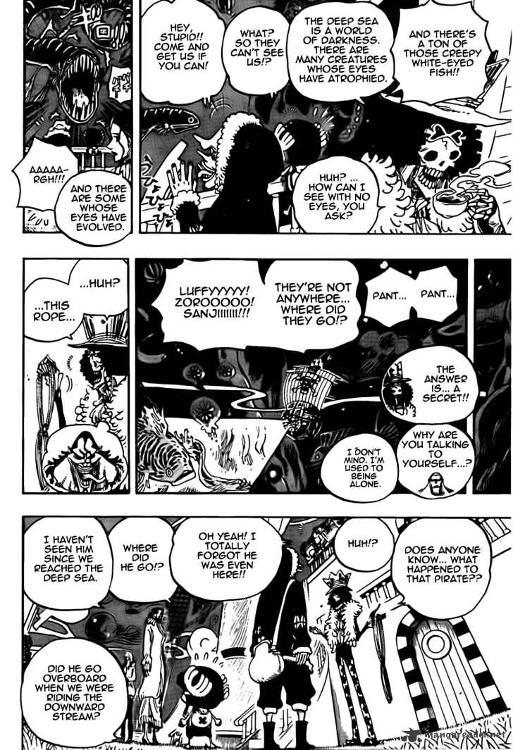 One Piece - Chapter 606 : Adventure In The Deep Sea