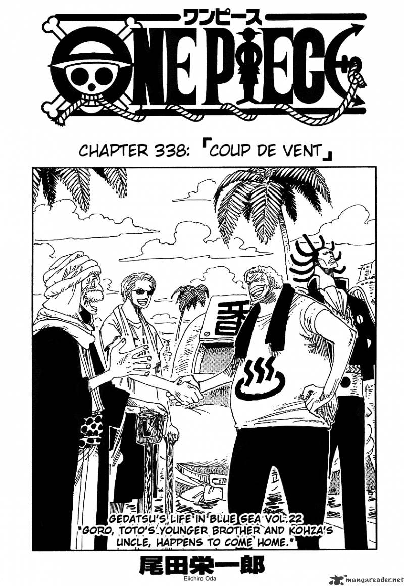 One Piece - Chapter 338 : Coup De Vent