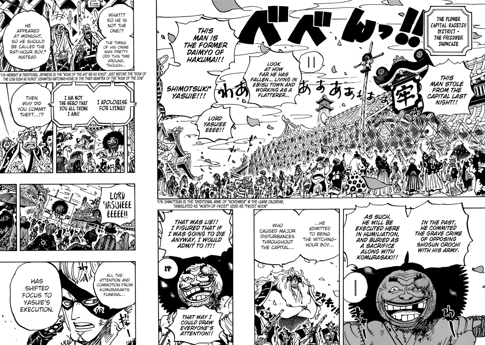 One Piece - Chapter 942: The Daimyo Of Hakumai, Shimotsuki Yasuie