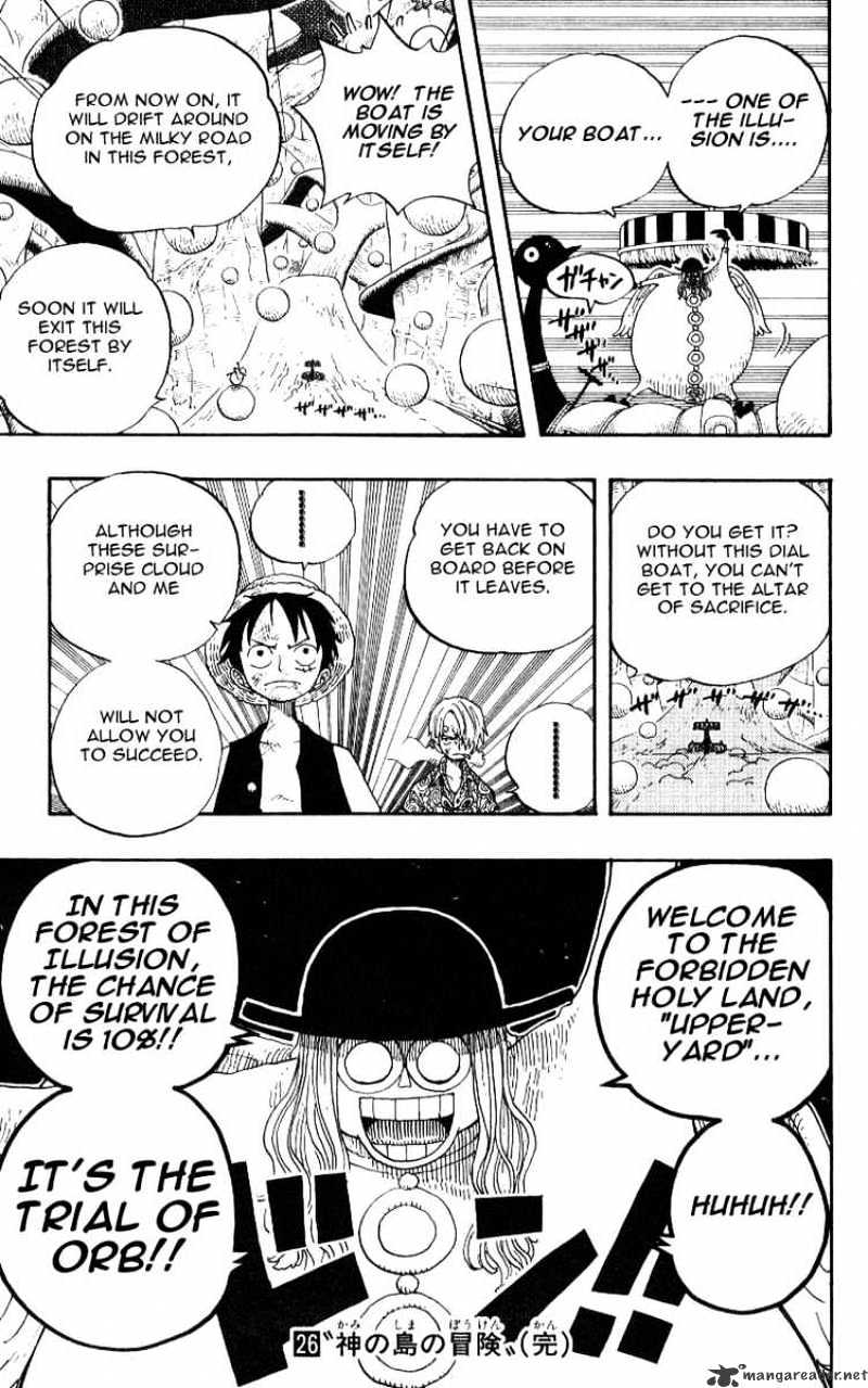 One Piece - Chapter 246 : Priest Satori Of The Forest Of Illusions