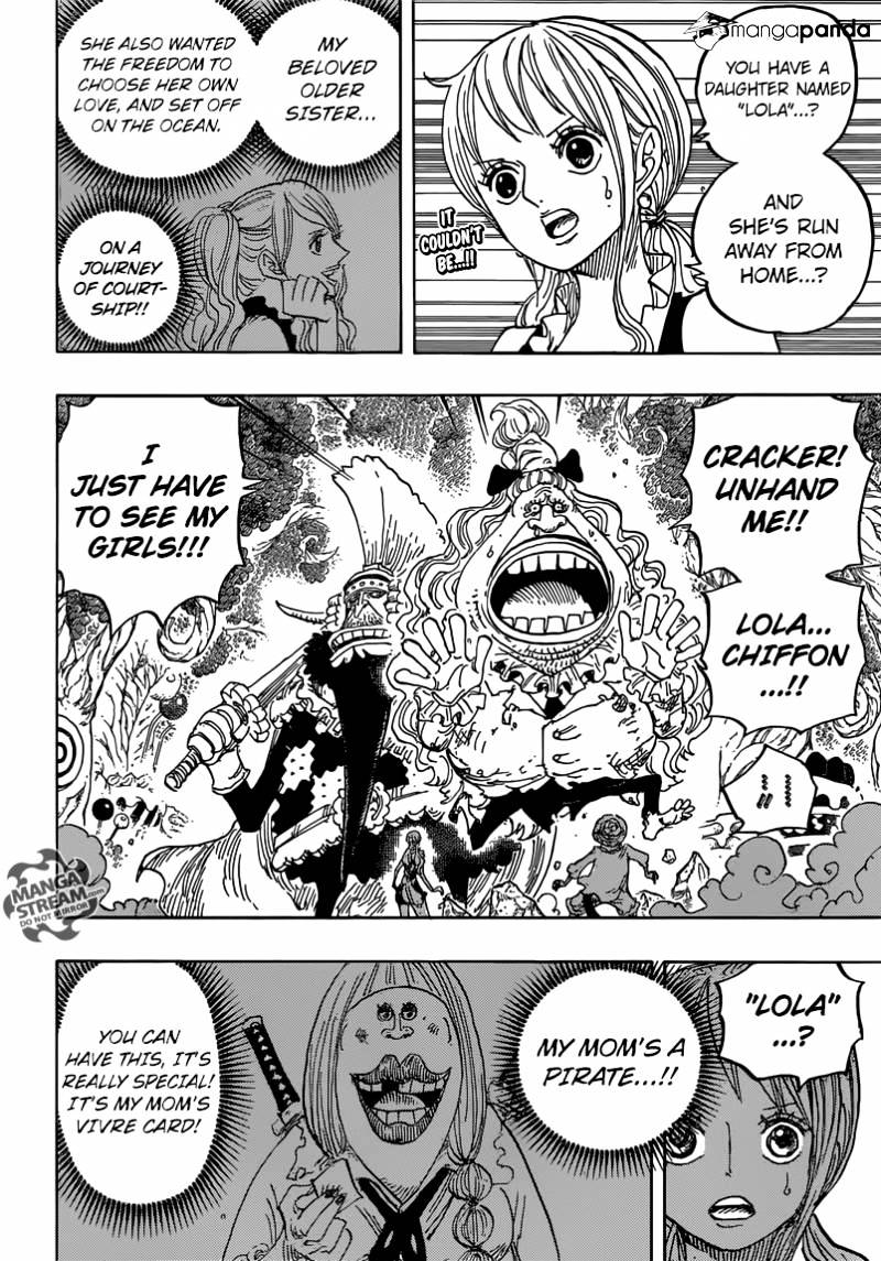 One Piece - Chapter 836 : The Vivre Card Lola Gave