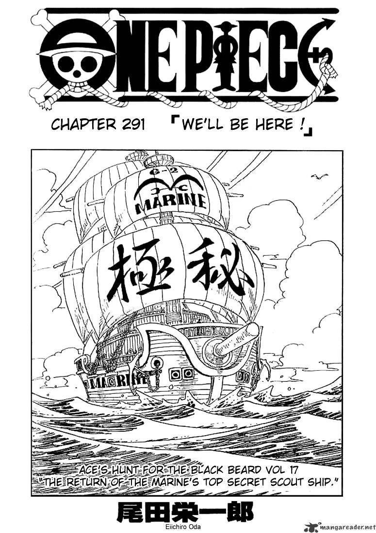 One Piece - Chapter 291 : We Ll Be Here!