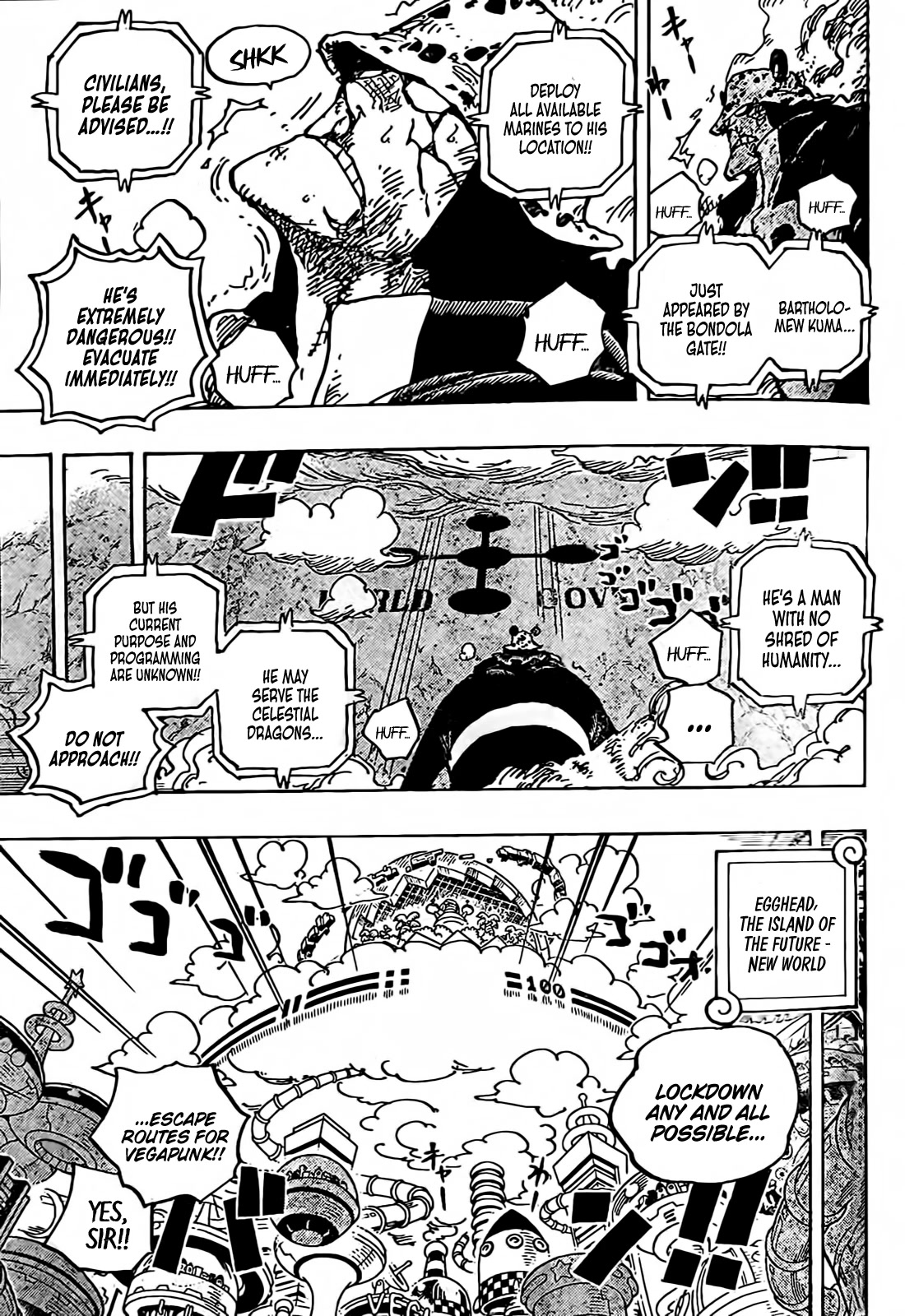 One Piece - Chapter 1071: A Hero's Offensive (Lq Version)