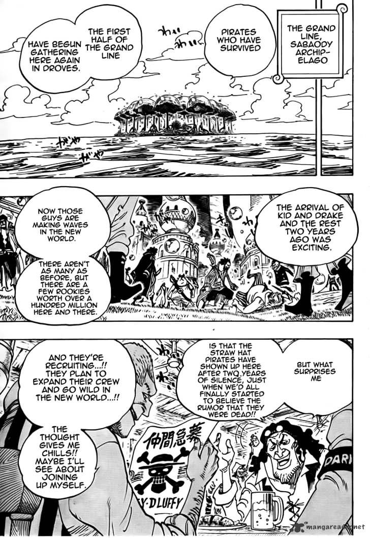 One Piece - Chapter 598 : 2 Years Later