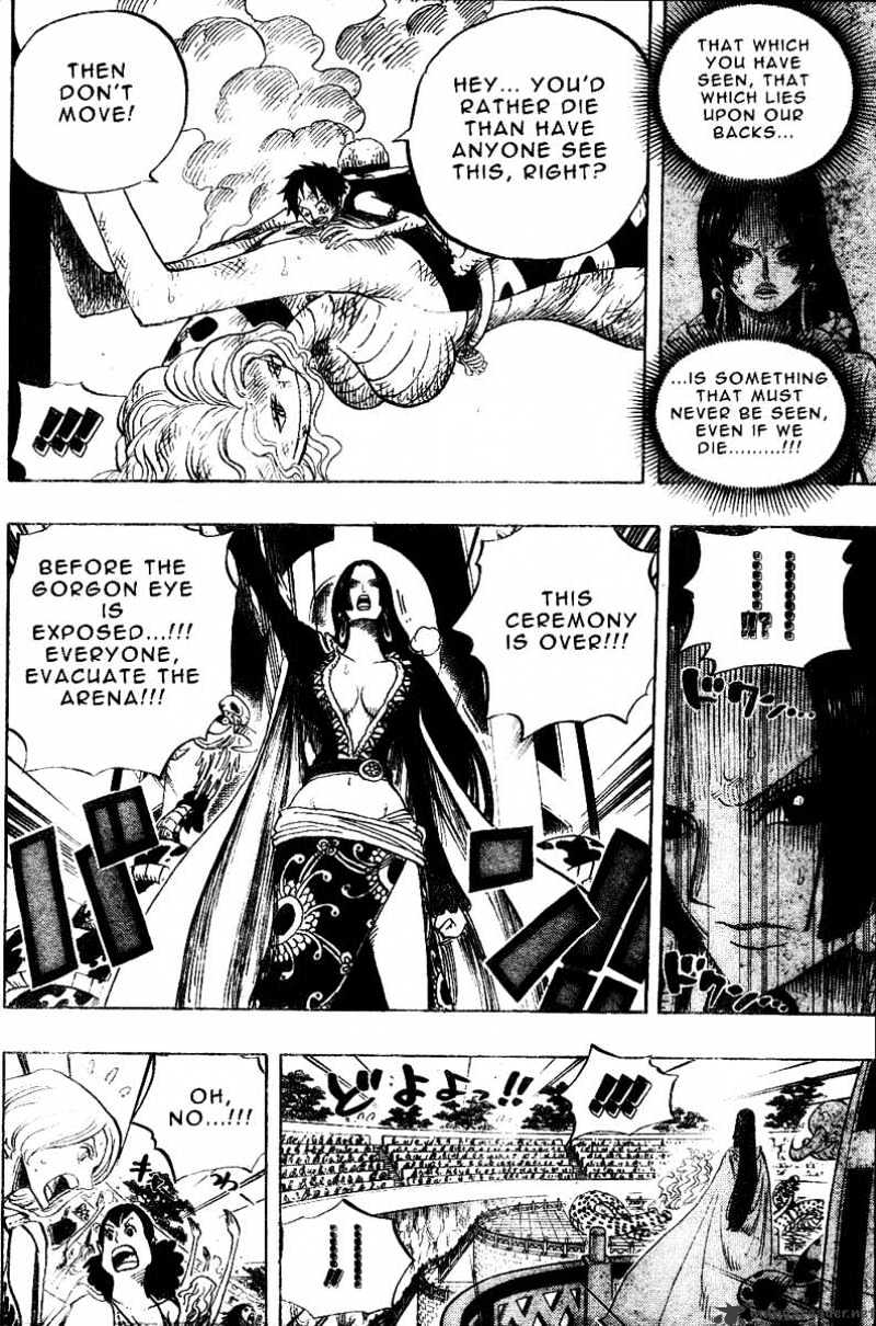 One Piece - Chapter 520 : Gorgon S Eyes