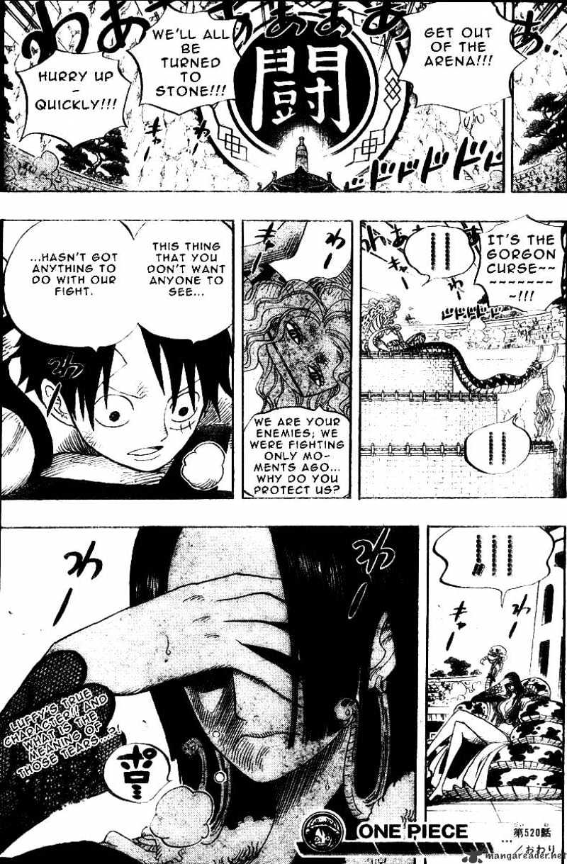 One Piece - Chapter 520 : Gorgon S Eyes