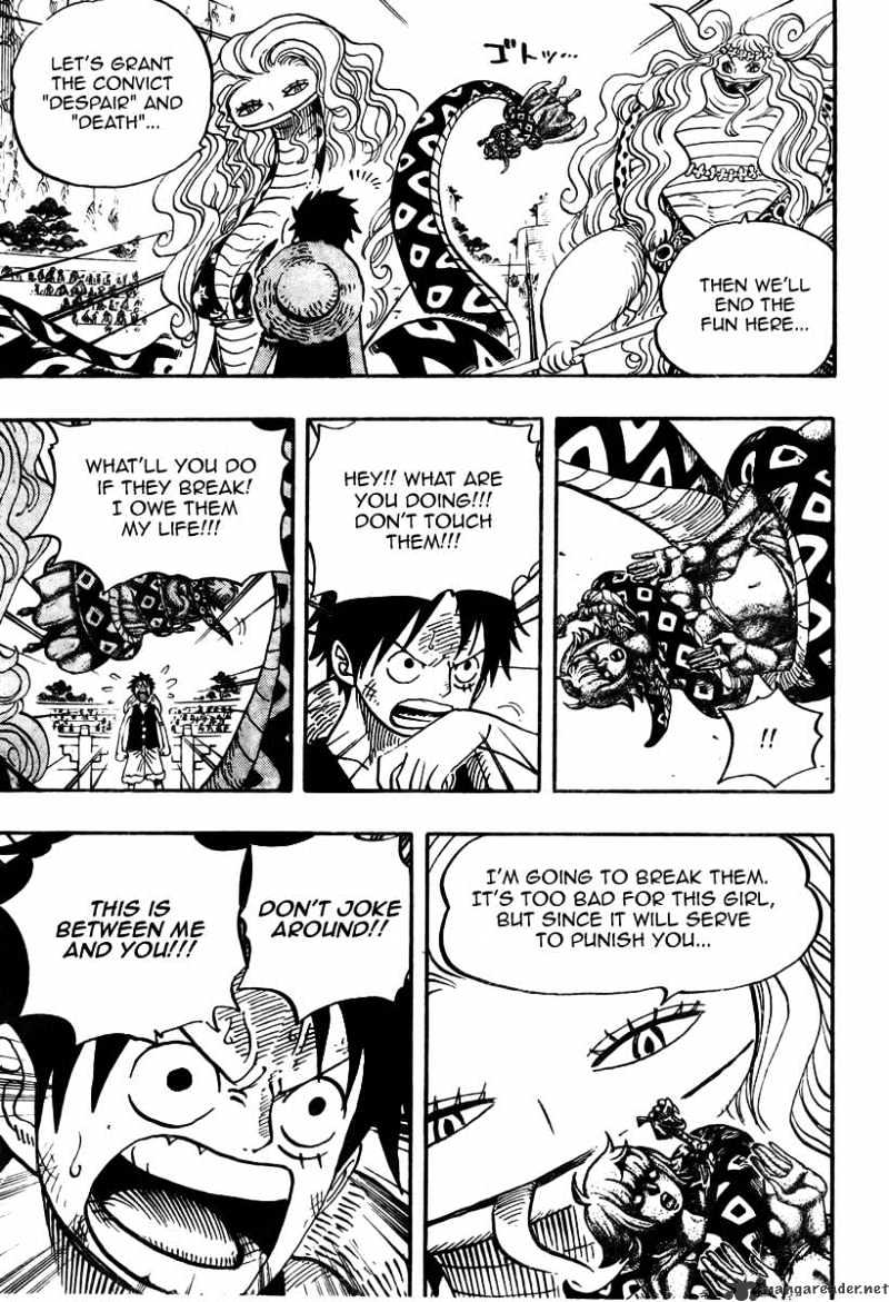 One Piece - Chapter 519 : The King S Disposition