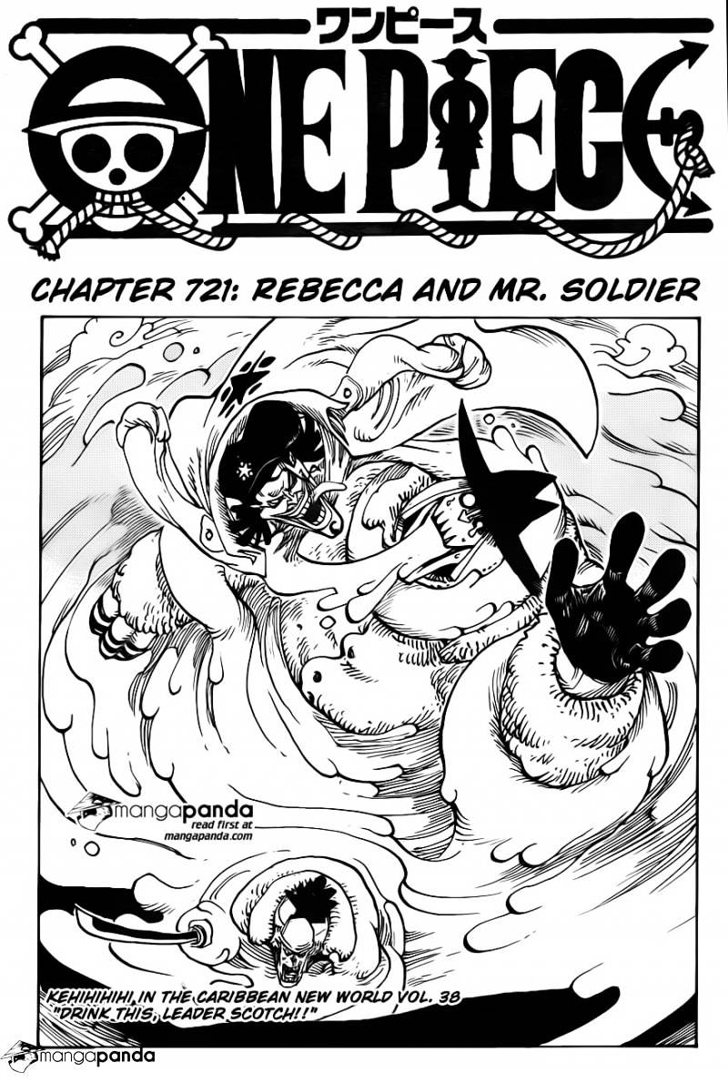 One Piece - Chapter 721 : Rebecca And Mr. Soldier