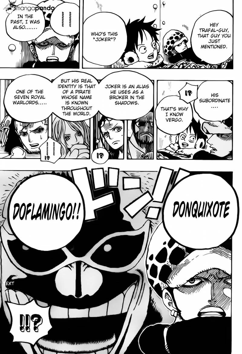 One Piece - Chapter 673 : Vergo And Joker