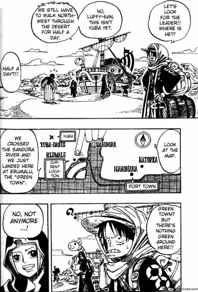 One Piece - Chapter 161 : Erumalu, The Green Town