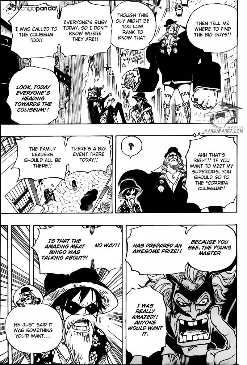 One Piece - Chapter 702 : The Corrida Colloseum