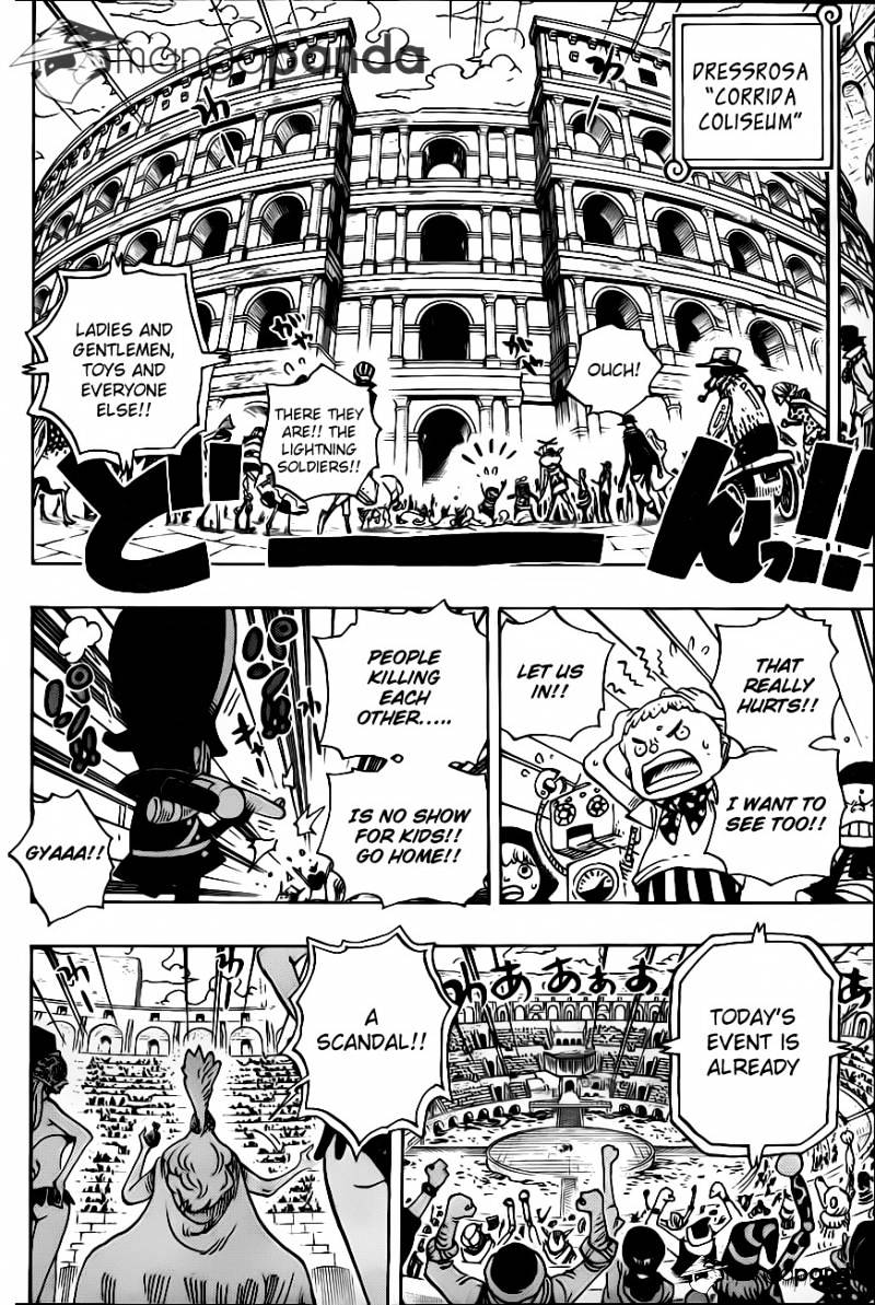 One Piece - Chapter 702 : The Corrida Colloseum