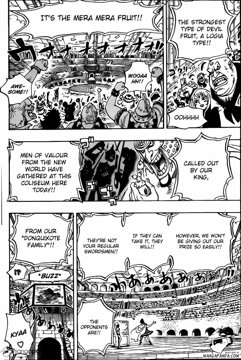 One Piece - Chapter 702 : The Corrida Colloseum