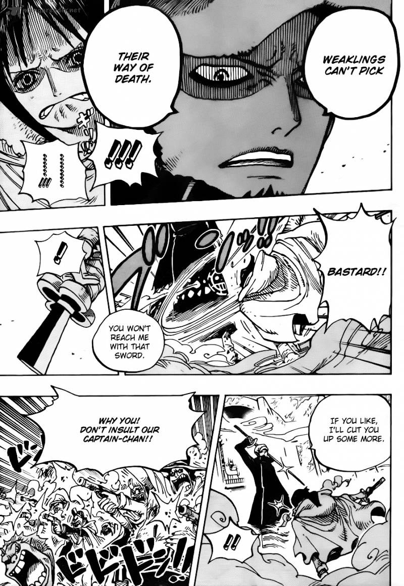 One Piece - Chapter 662 : Shichibukai Law Vs Vice Admiral Smoker