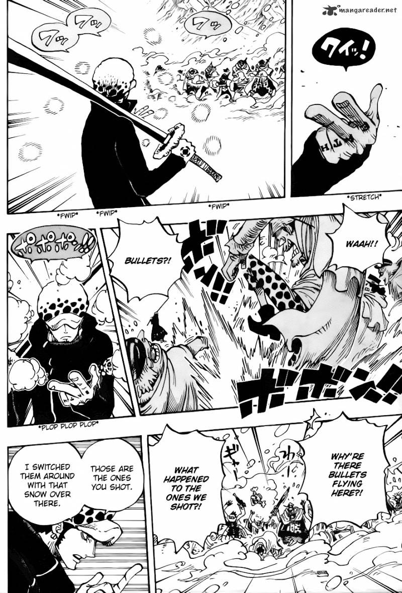 One Piece - Chapter 662 : Shichibukai Law Vs Vice Admiral Smoker