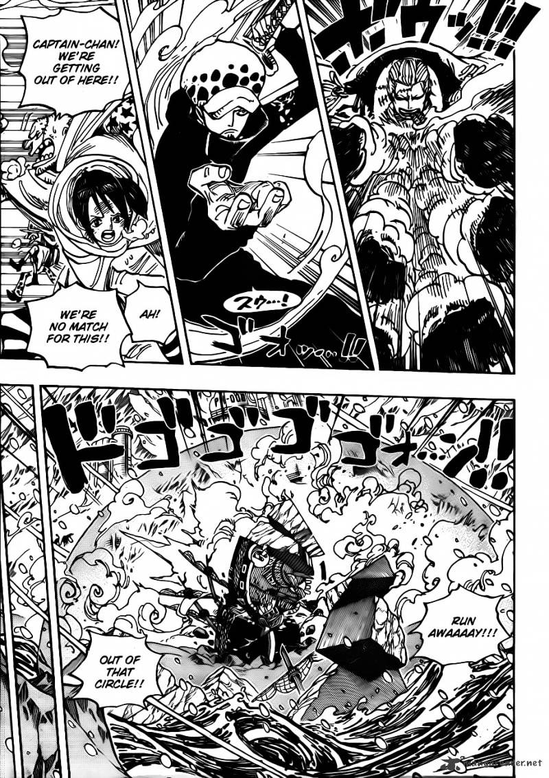 One Piece - Chapter 662 : Shichibukai Law Vs Vice Admiral Smoker