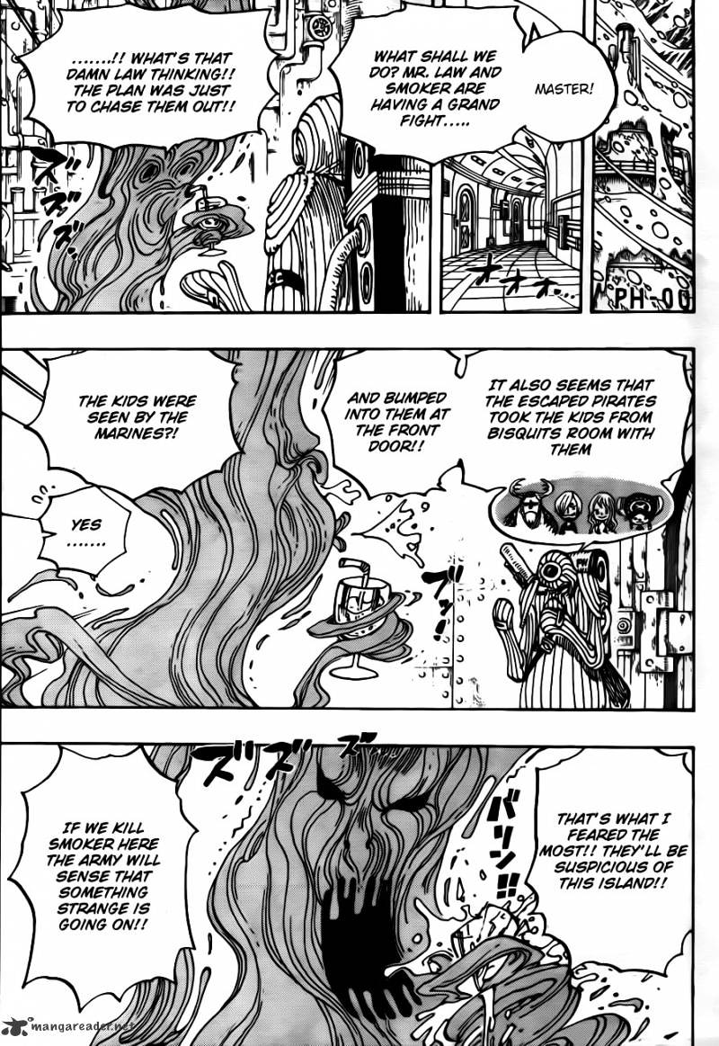 One Piece - Chapter 662 : Shichibukai Law Vs Vice Admiral Smoker