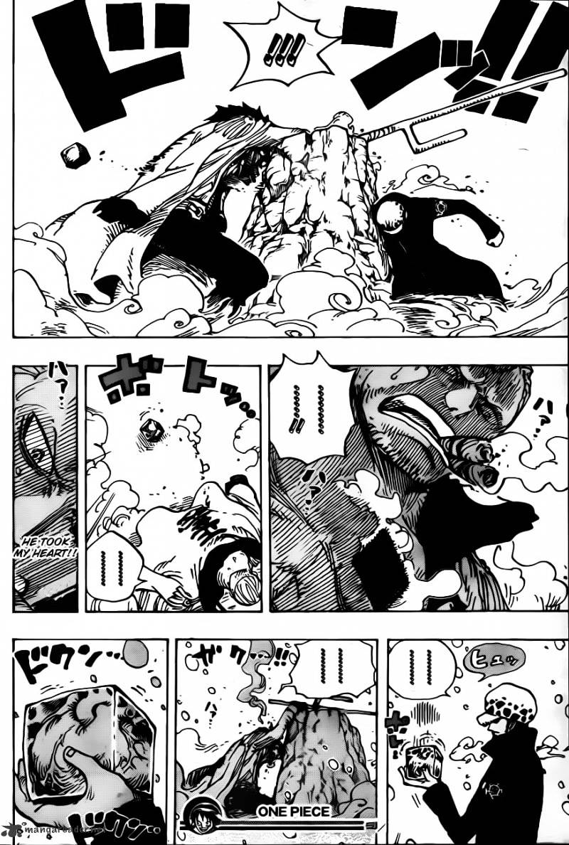 One Piece - Chapter 662 : Shichibukai Law Vs Vice Admiral Smoker