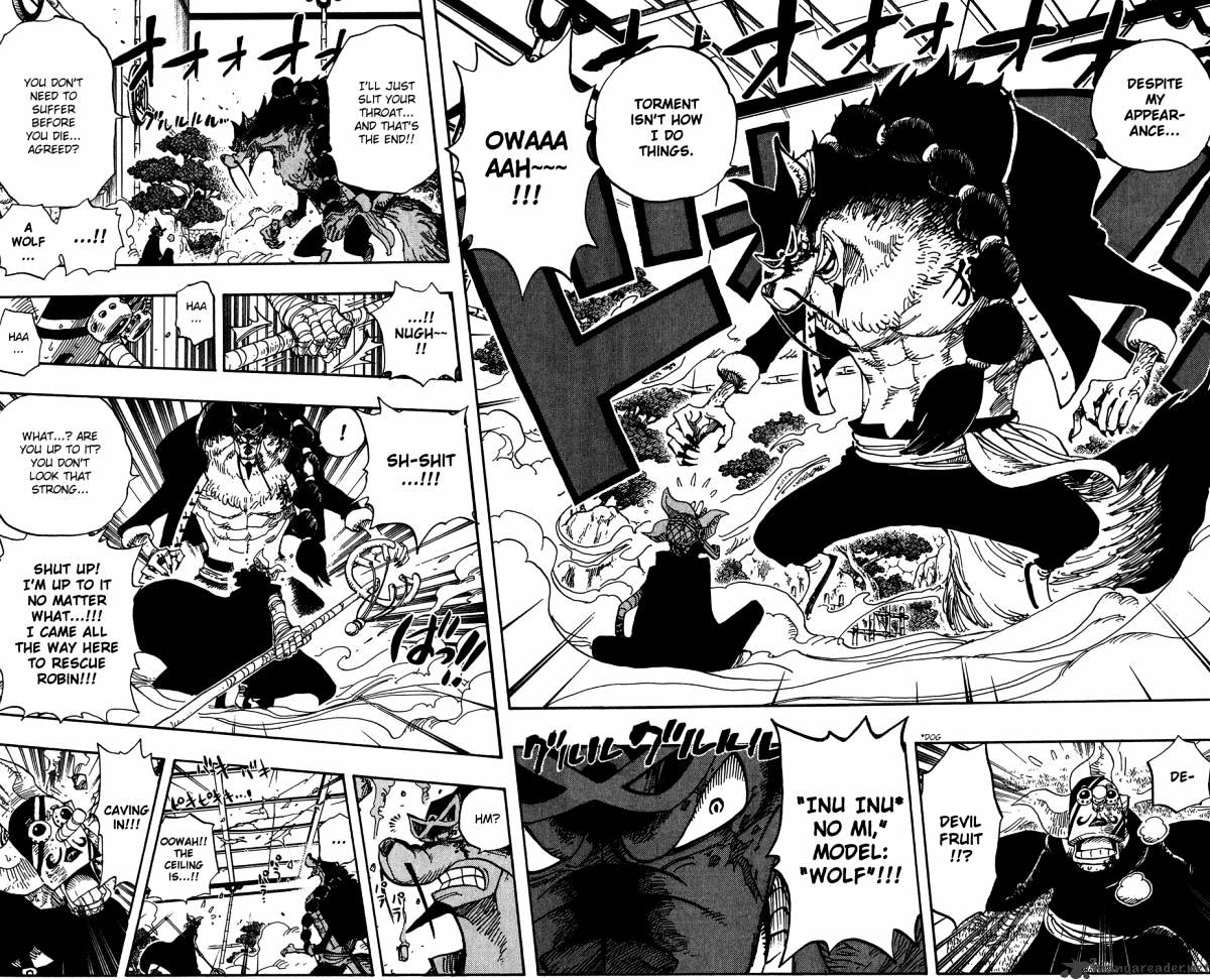 One Piece - Chapter 401 : Pirates Vs Cp9