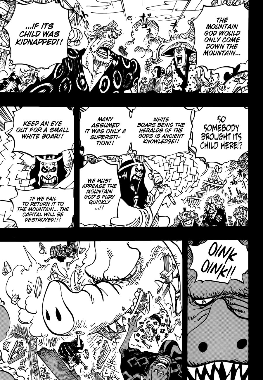 One Piece - Chapter 961: The Mountain God Incident