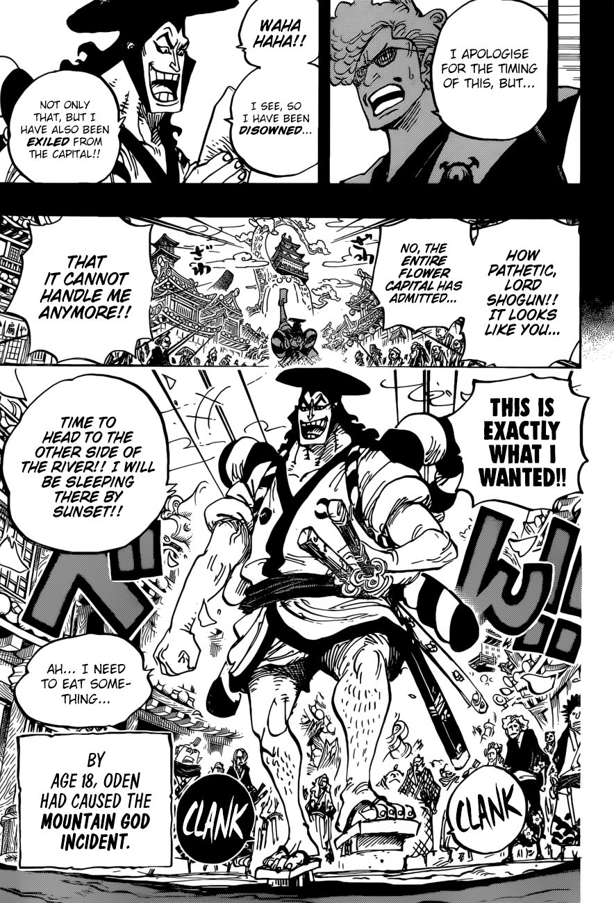 One Piece - Chapter 961: The Mountain God Incident