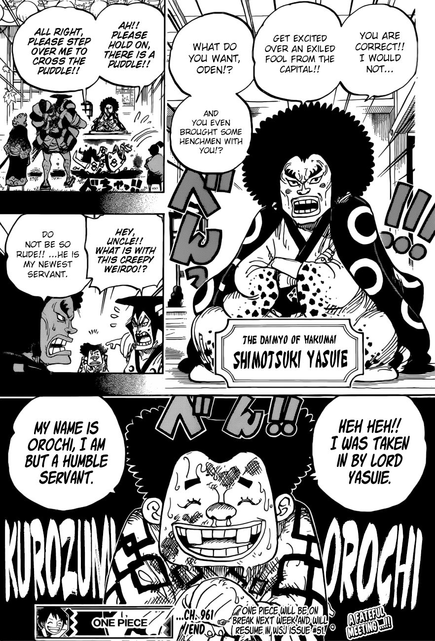 One Piece - Chapter 961: The Mountain God Incident