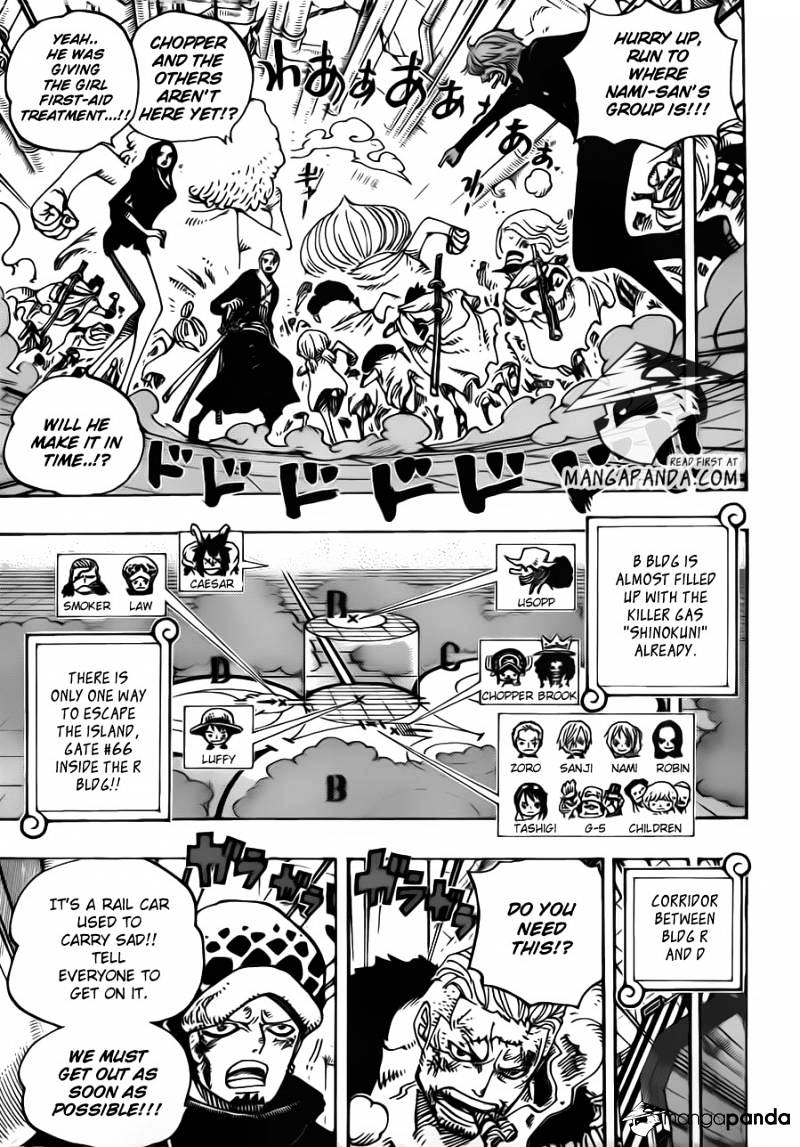 One Piece - Chapter 692 : The Killer From Dressrosa