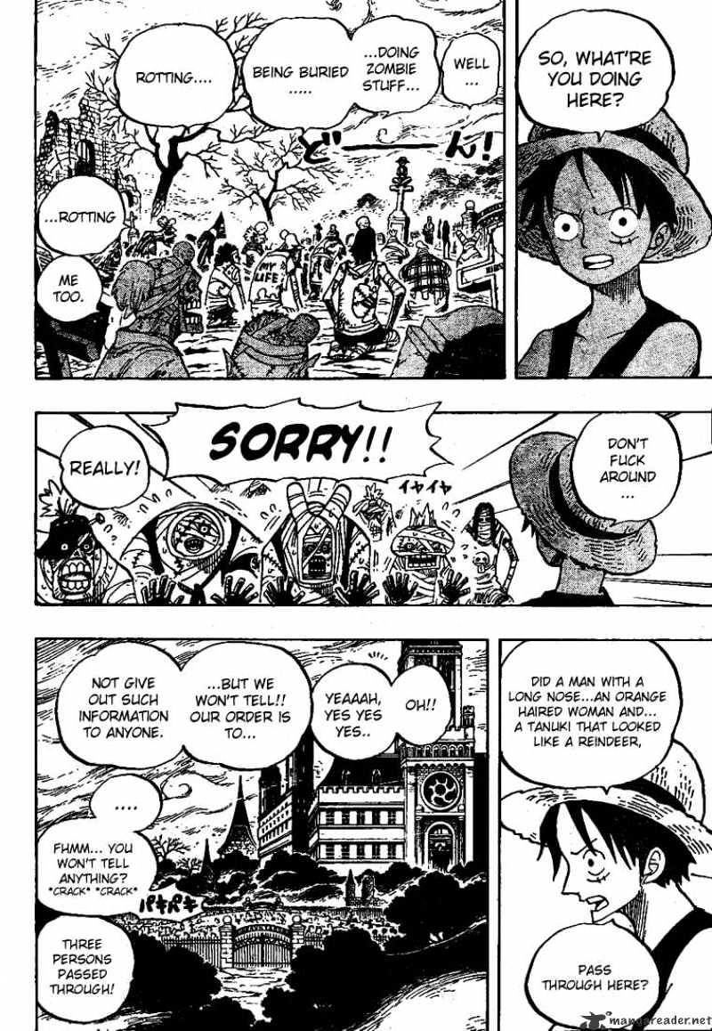 One Piece - Chapter 448 : Moria