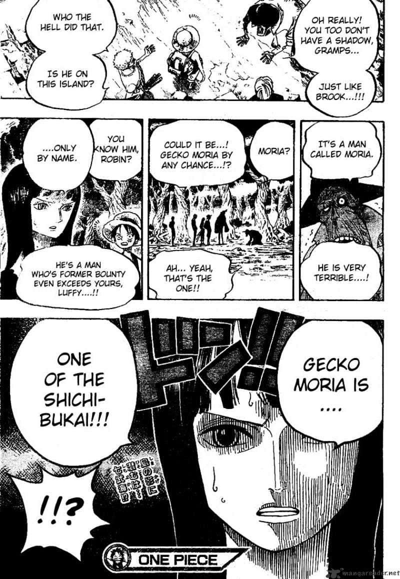 One Piece - Chapter 448 : Moria