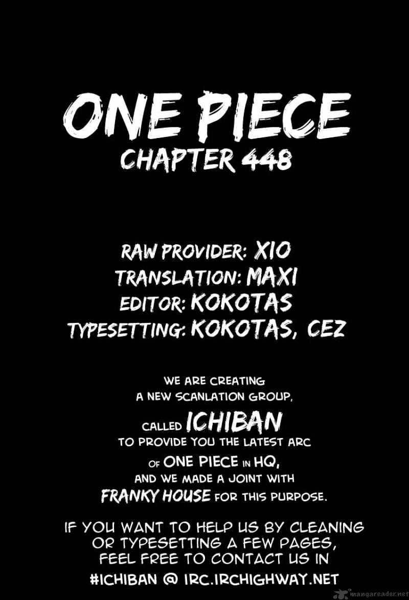 One Piece - Chapter 448 : Moria