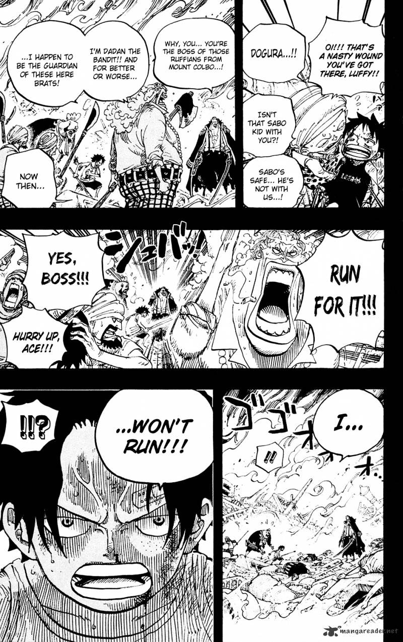 One Piece - Chapter 587 : I Will Not Run