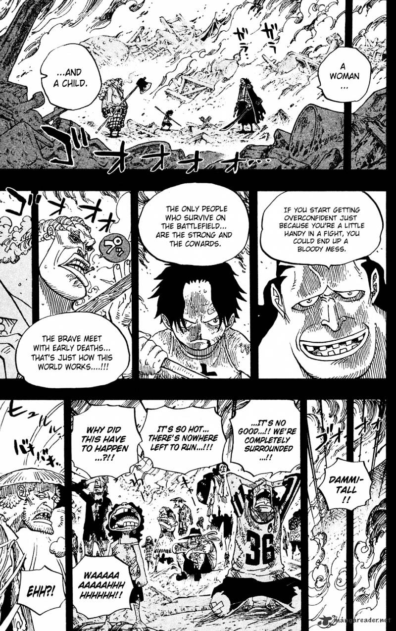 One Piece - Chapter 587 : I Will Not Run