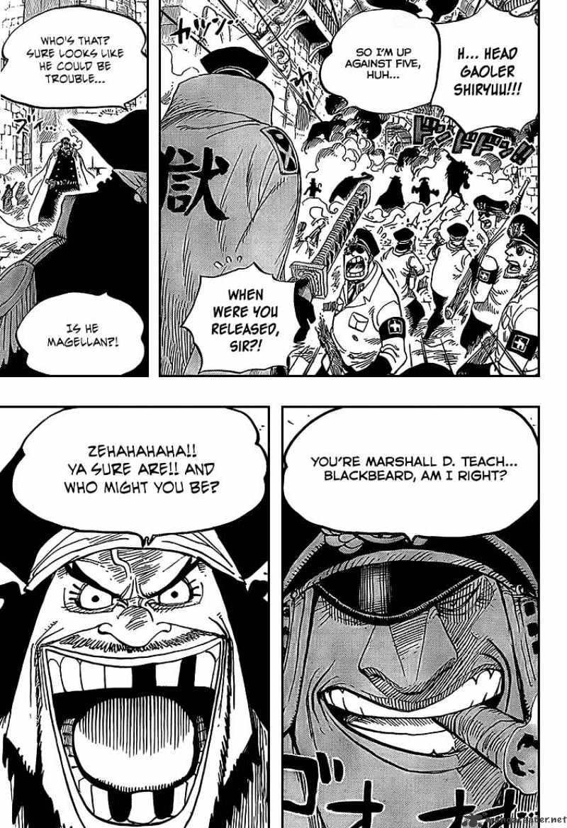 One Piece - Chapter 543 : Strawhat And Blackbeard