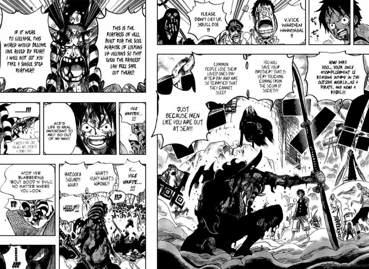 One Piece - Chapter 543 : Strawhat And Blackbeard