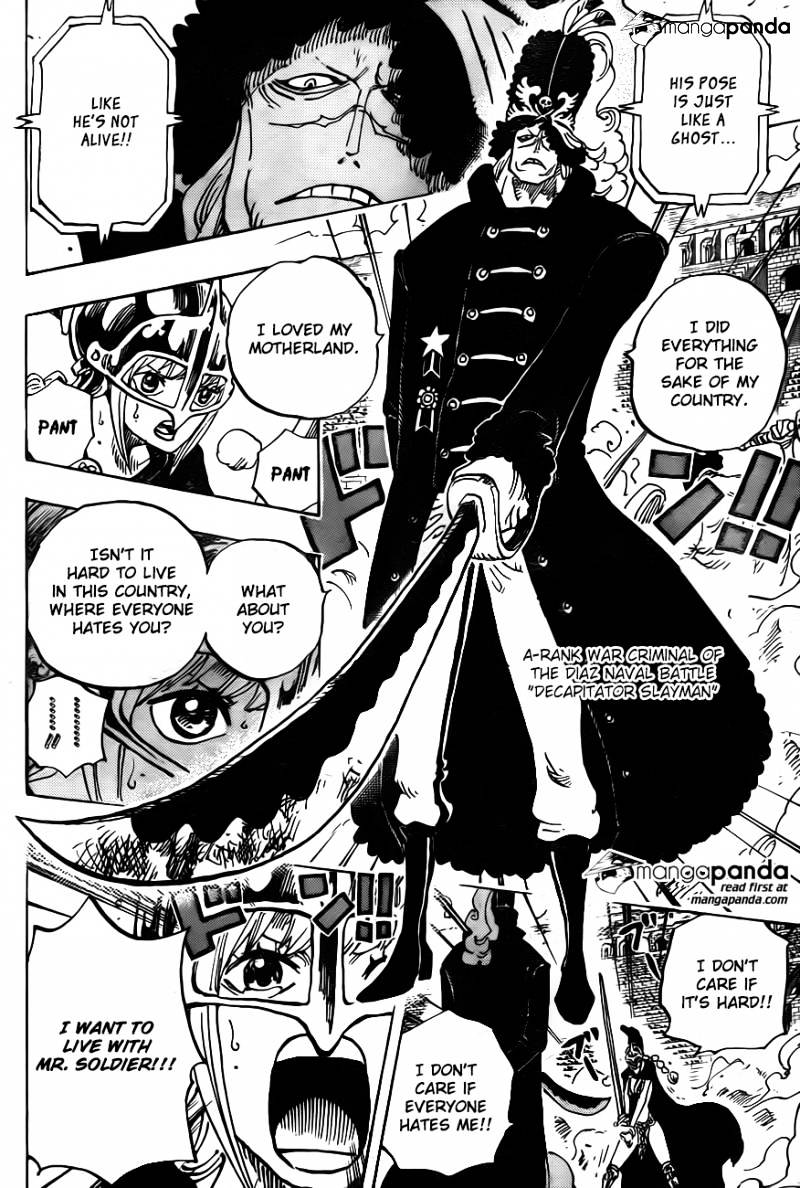 One Piece - Chapter 733 : What Mr. Soldier Wants