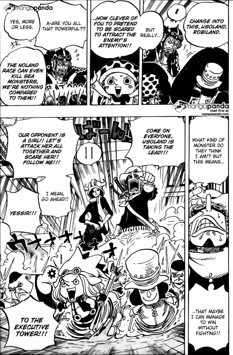 One Piece - Chapter 733 : What Mr. Soldier Wants