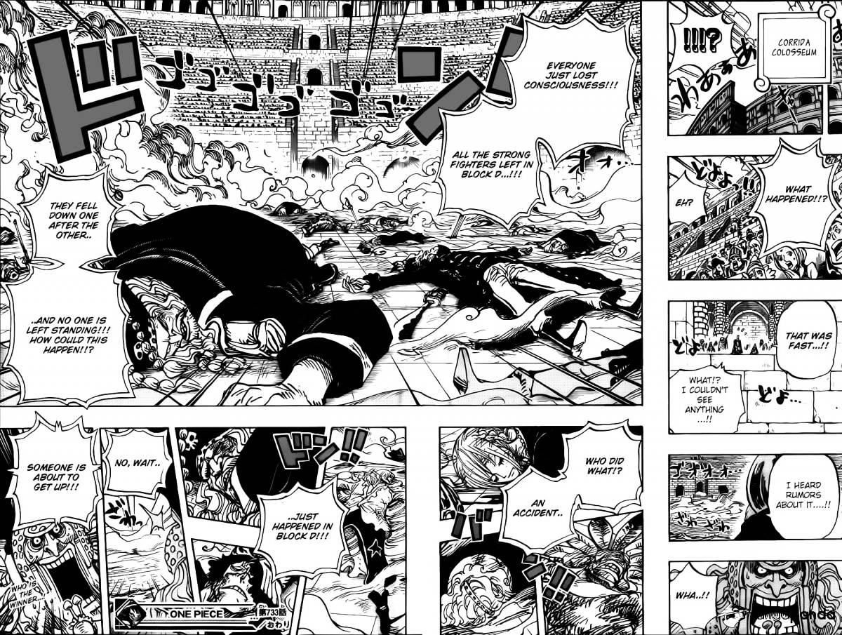 One Piece - Chapter 733 : What Mr. Soldier Wants