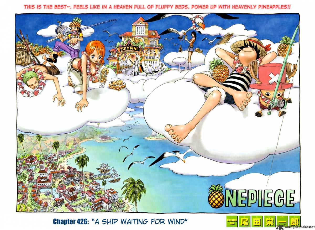 One Piece - Chapter 426 : A Ship Waiting For Wind