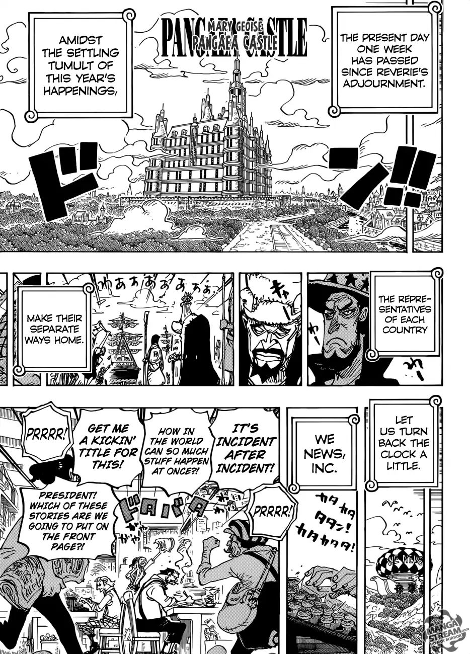 One Piece - Chapter 956: Big News