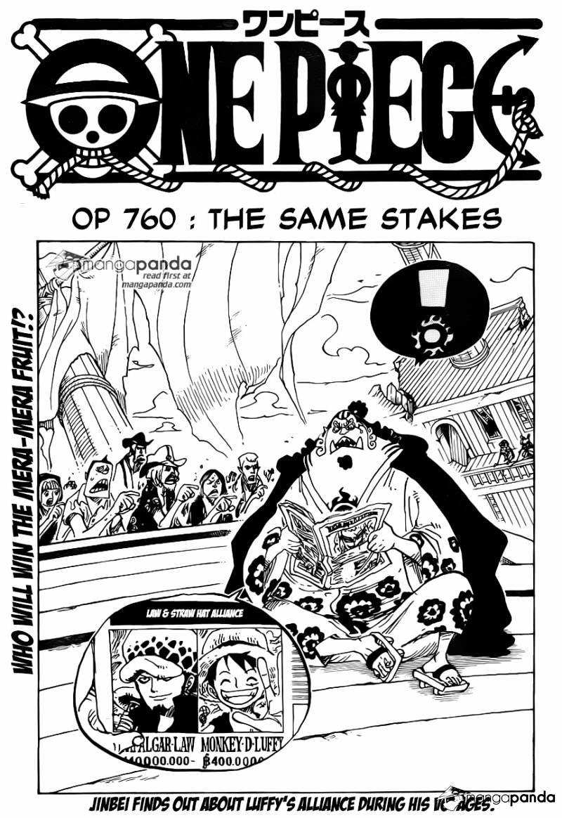 One Piece - Chapter 760 : The Same Stakes