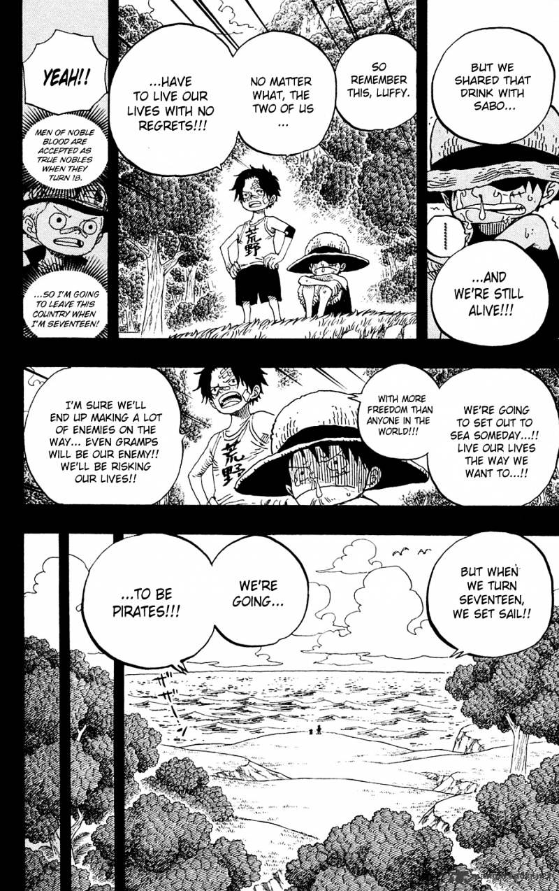 One Piece - Chapter 589 : Efforts Toward Glory