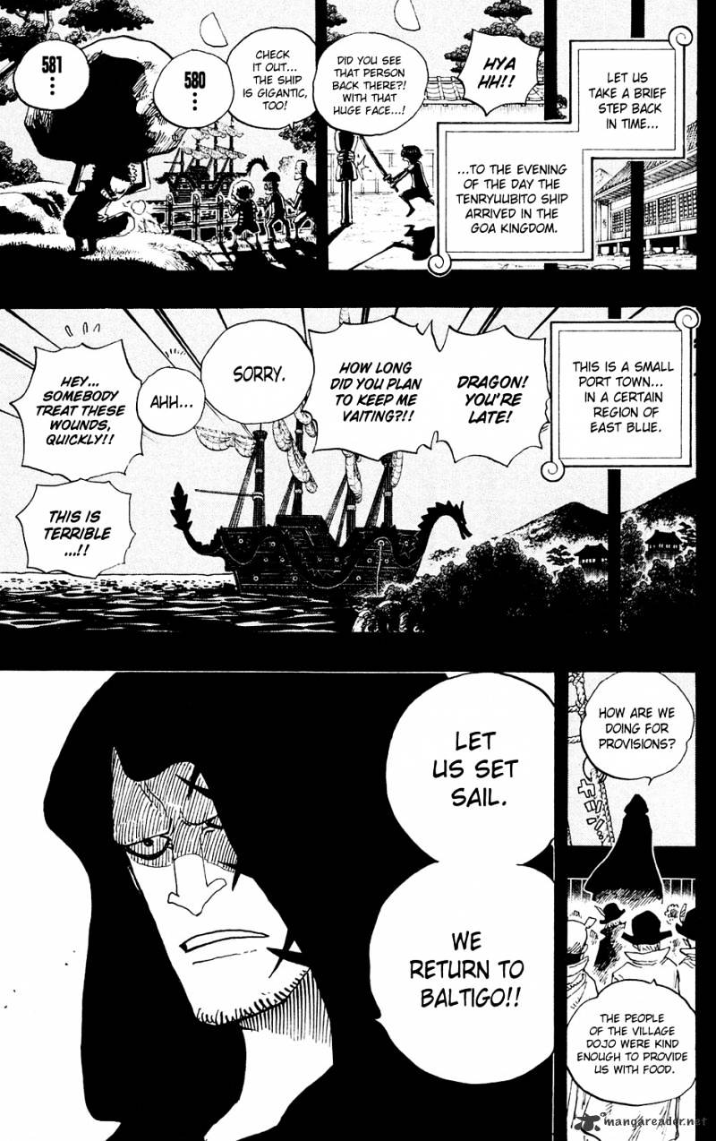 One Piece - Chapter 589 : Efforts Toward Glory