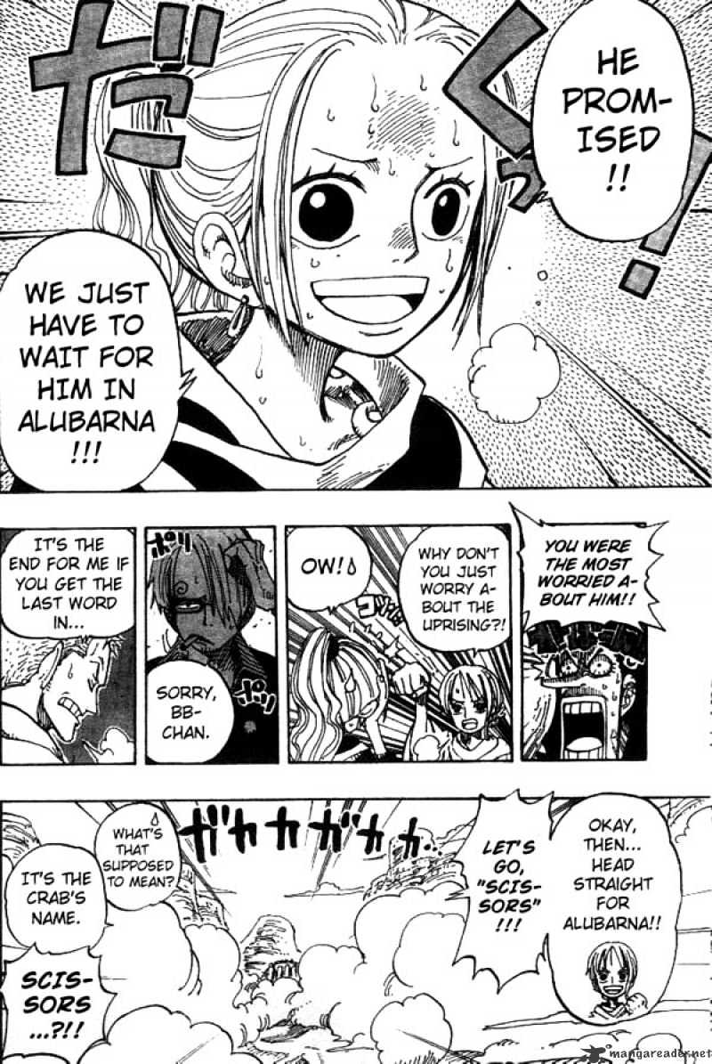 One Piece - Chapter 179 : The End Will Be In Alubarna