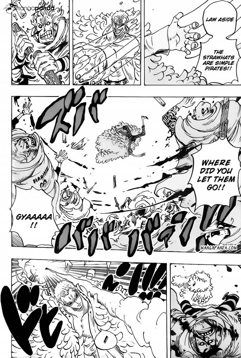 One Piece - Chapter 698 : Doflamingo Appears