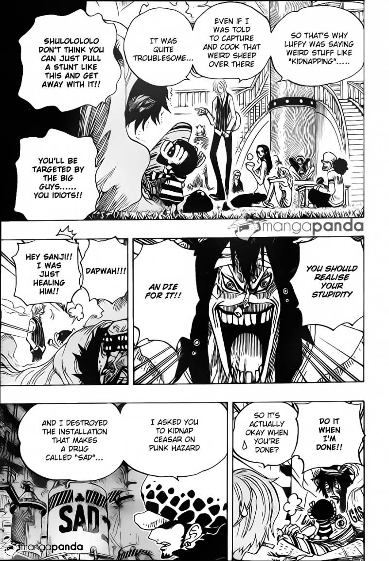 One Piece - Chapter 698 : Doflamingo Appears