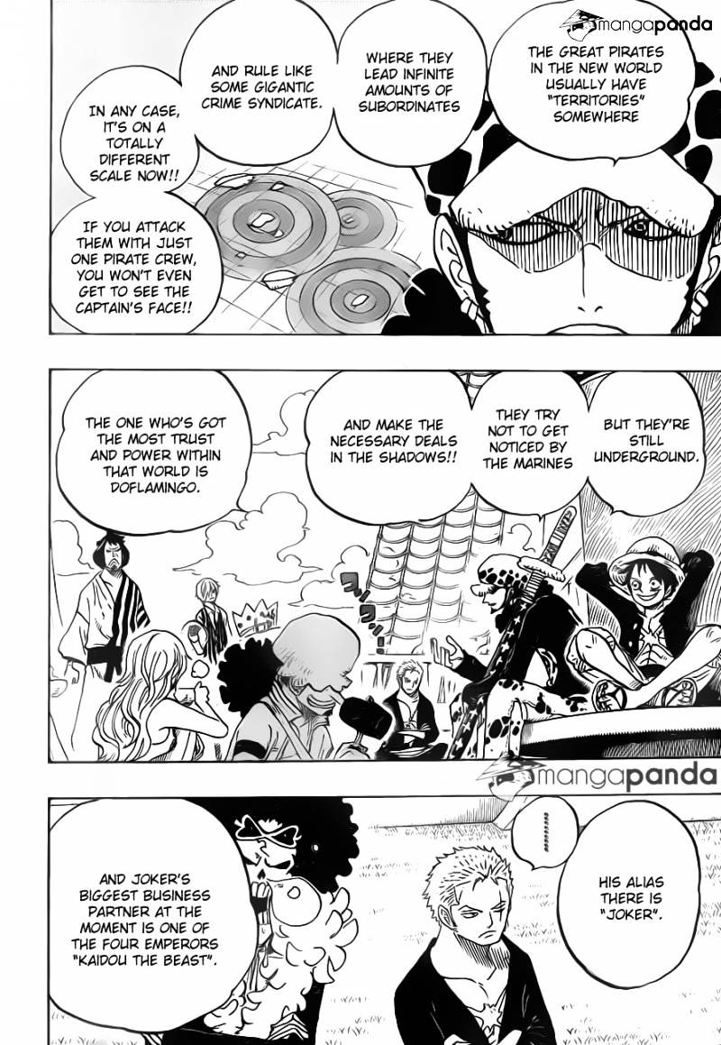 One Piece - Chapter 698 : Doflamingo Appears