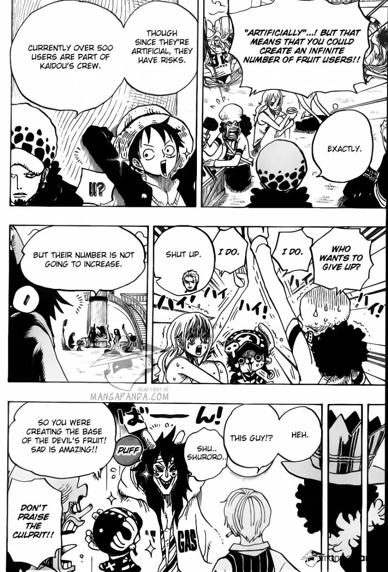 One Piece - Chapter 698 : Doflamingo Appears