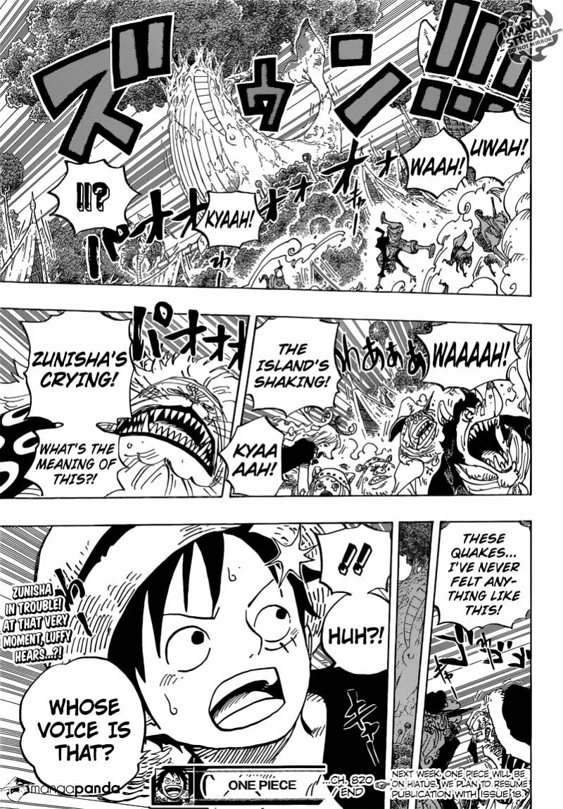 One Piece - Chapter 820 : Dog And Cat Have A History