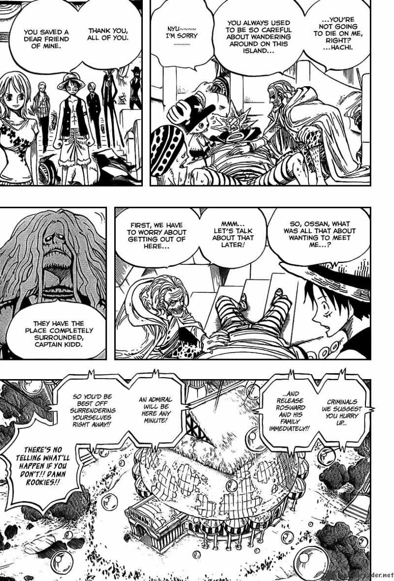 One Piece - Chapter 504 : Pirate Front Line On The Move!!